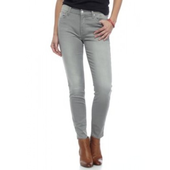 7 for all Mankind Denim - Seven for all Mankind Grey Skinny Jeans